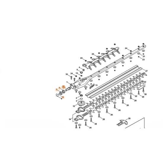 STIHL  Zębnik napędowy 4243 640 2500